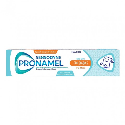 Sensodyne Babies Pronamel Mild Mint Toothpaste From 0 To 2 Years - 50ml
