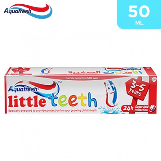 Aquafresh Little Teeth Toothpaste 50 ml 3 - 5 Years - delivered by Taw9eel Fast