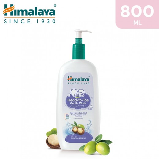 Himalaya Baby Head-To-Toe Gentle Hair & Body Wash 800 ml - delivered by Taw9eel Fast