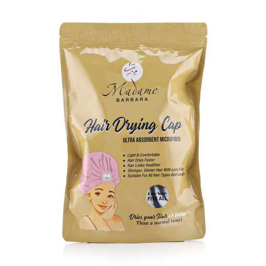Hair Drying Cap Microfiber Ultra Cotton Candy Pink - delivered by Joes Lab Within 24 hours 