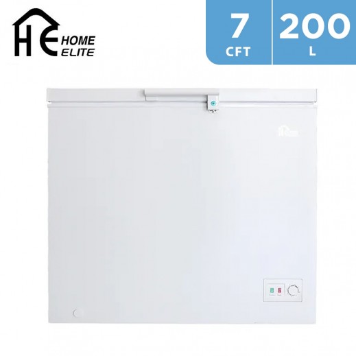 Buy Home Elite Chest Freezer 200L 7Cft White delivered by Al Bahar