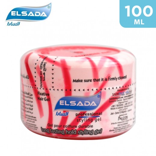 Elsada Professional Hair Styling Gel Pink 100 ml