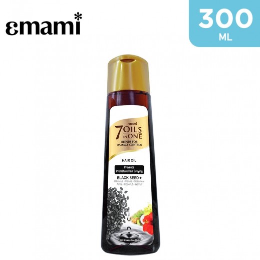 Emami 7 Oil  Blackseed Damage Control Hair Oil 300 ml