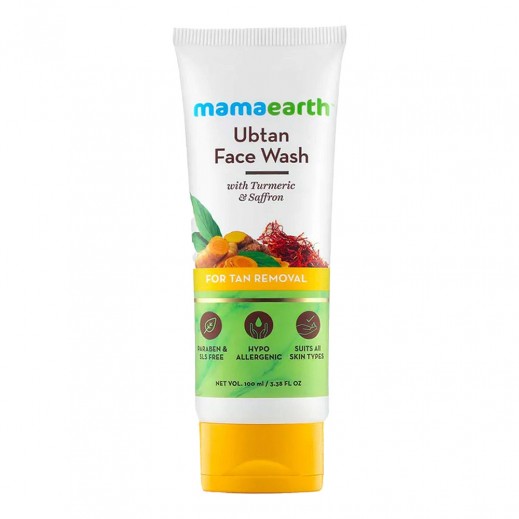 Mamaearth Ubtan Face Wash for Tan Removal 100 ml