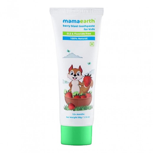 Mamaearth 100% Natural Berry Blast Toothpaste For Kids 50 gm