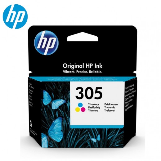 HP - 305 Ink Advantage Cartridge - Tri-color - delivered by Taw9eel Fast