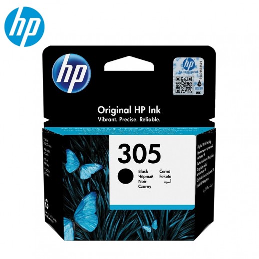 HP - 305 Ink Advantage Cartridge - Black - delivered by Taw9eel Fast