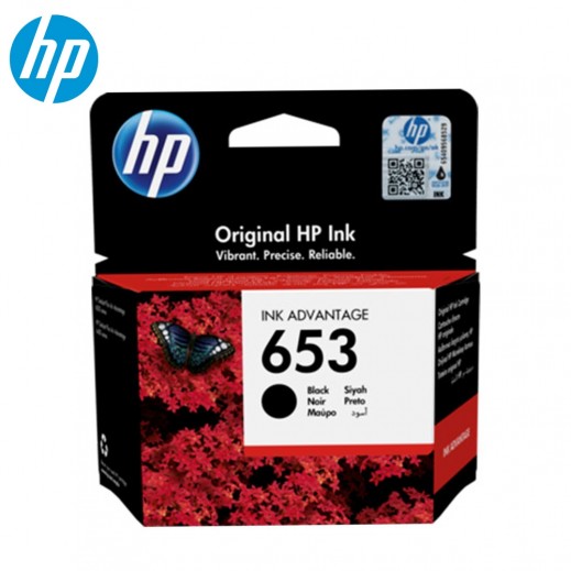 HP - 653 Original Ink Advantage Cartridge - Black - delivered by Taw9eel Fast