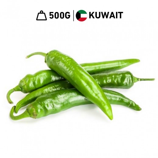 Fresh Kuwaiti Green Chili (500 g Approx.)