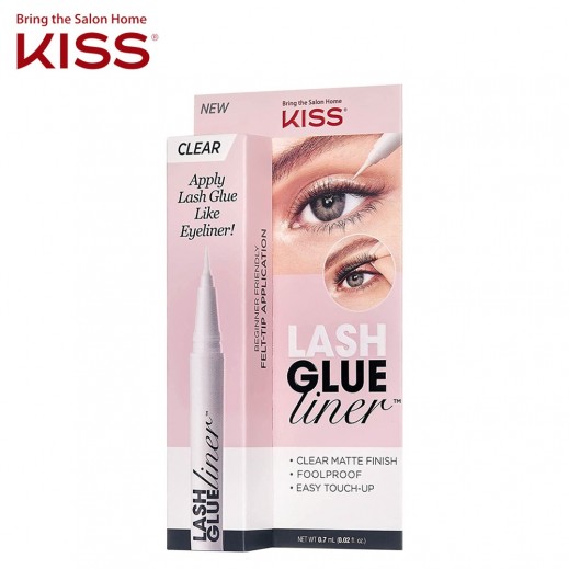 Kiss Lash Glue Eyeliner White - delivered by Taw9eel Fast