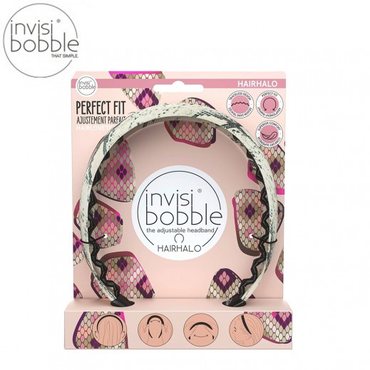 Invisibobble Hairhalo Adjustable Headband - Snake Print