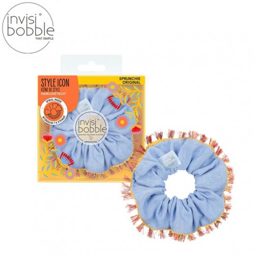 Invisibobble Sprunchie Hola Lola Hair Band - Blue