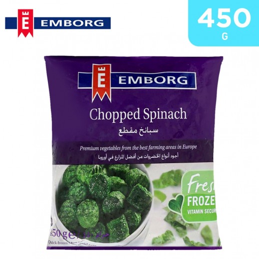Emborg Frozen Spinach Chopped 450 g - delivered by Taw9eel Fast
