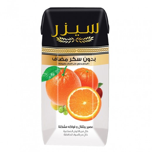 Caesar No Added Sugar Orange & Fruit Mix Juice 200ml