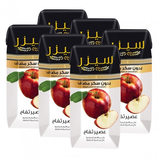 Caesar No Added Sugar Appel Juice 6  × 200ml