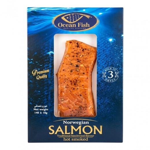 Ocean Fish Norwegian Hot Smoked Salmon 140g