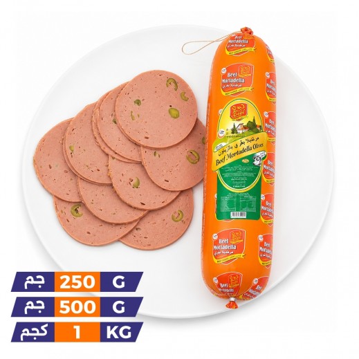 Bibi Low Fat Beef Mortadella with Olives