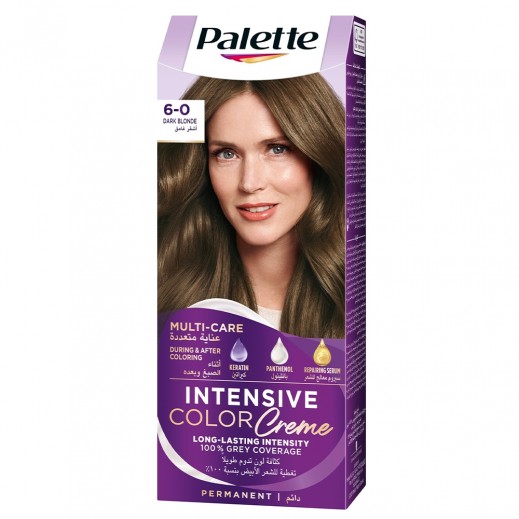 Palette Intensive Hair Color Cream 6-0 Dark Blonde 