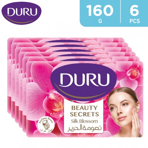 Duru Beauty Secrets Silk Blossom Soap 6 x 160 g