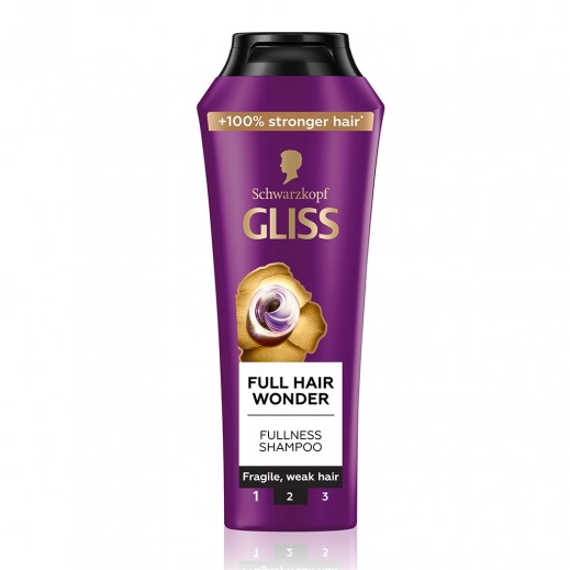 Schwarzkopf Gliss Full Hair Wonder Anti-Hair Fall Shampoo 400ml