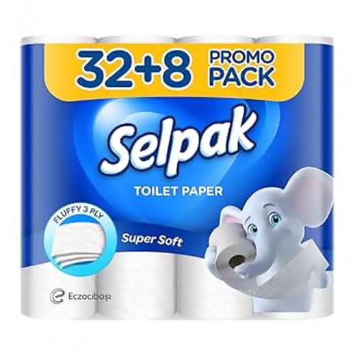 Selpak Toiler Paper 32 + 8 Rolls