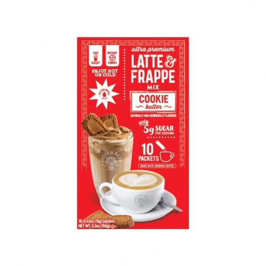 Frozen Bean Cookie Butter Latte and Frappuccino Mix 10 sticks 150 g - delivered by Taw9eel Fast