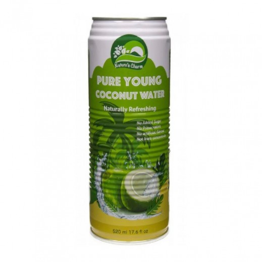 Nature Charm Pure Coconut Water No Added Sugar 520 ml - delivered by Taw9eel Fast