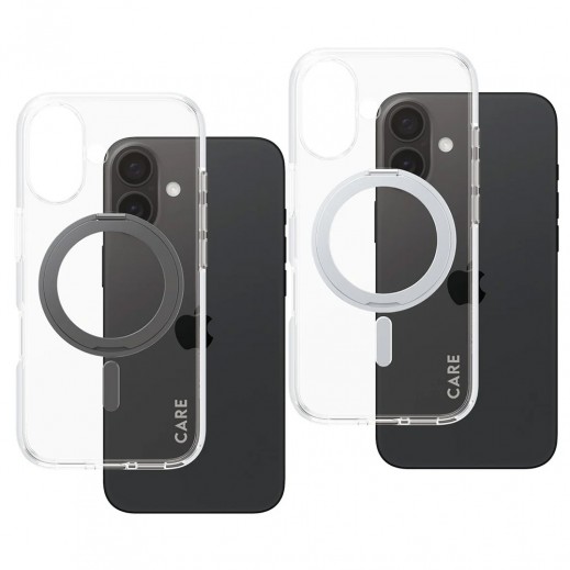 Care By PanzerGlass Case Feature Kickstand & MagSafe iPhone 16 Plus - Clear