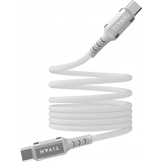 Havit Mobile Series USB-C Cable With Magnetic -White - delivered by Taw9eel Fast