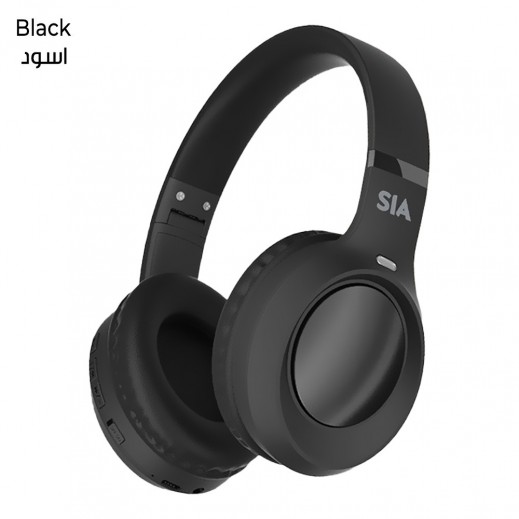 SIA SoundOn Headphones - Black - delivered by Taw9eel Fast