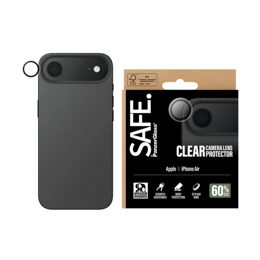 PanzerGlass SAFE. Camera Lens Protector Transparent for iPhone 17 Air