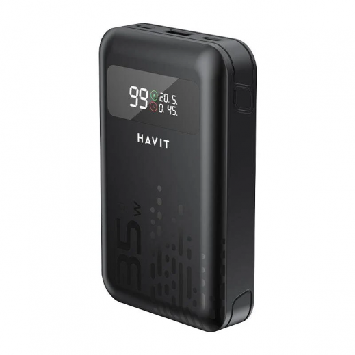 Havit Power Bank 10200 mAh 45W- Black - delivered by Taw9eel Fast