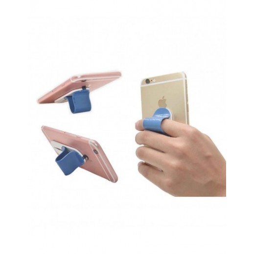 Buy Multi Band Finger Grip Self Standing & Car Holder Blue | توصيل ...