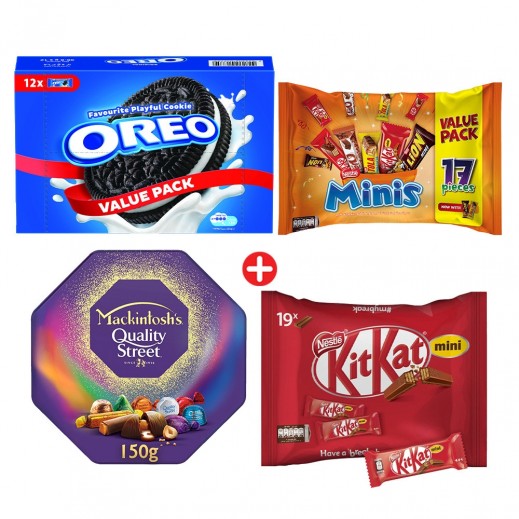 Nestle Kitkat Mackintosh's & Oreo Bundle 31 Pieces