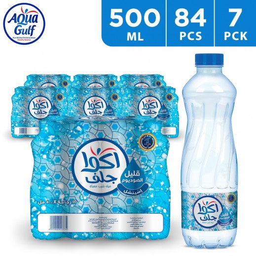 Aqua Gulf Essential Low Sodium Drinking Water 84 x 500 ml (5 + 2 Free)