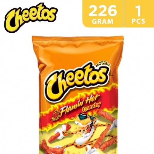 Cheetos Crunchy Flamin Hot 226 g - delivered by Taw9eel Fast