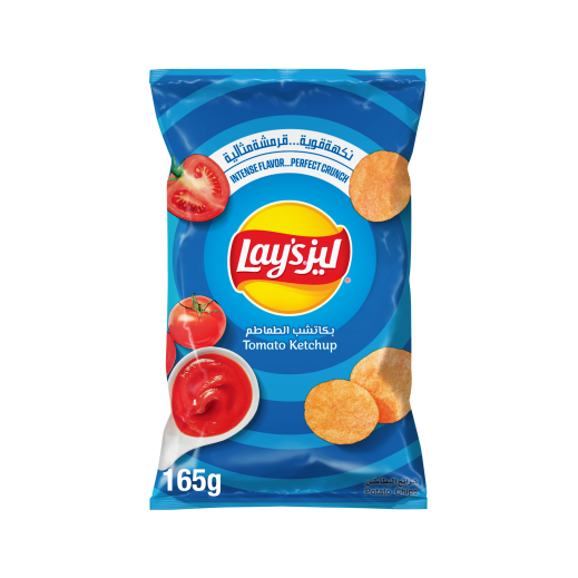 Lay's Tomato Ketchup Potato Chips (165 g) - delivered by Taw9eel Fast