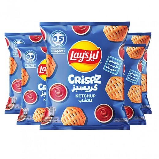 Lay's Crispz Ketchup Chips 21x12g - delivered by Taw9eel Fast