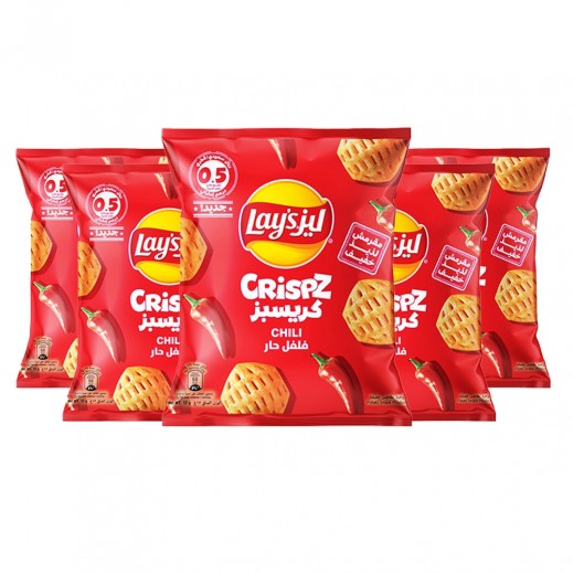 Lay's Crispz Chili Chips 21x12g - delivered by Taw9eel Fast