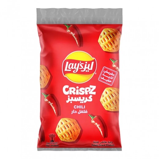 Lay's Crispz Chili Potato Chips 21 x 12g - delivered by Taw9eel Fast