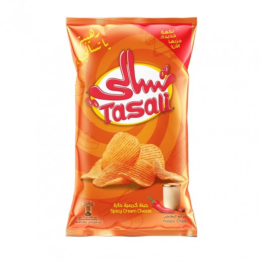 Tasali Spicy Cream Cheese Chips 155g - delivered by Taw9eel Fast