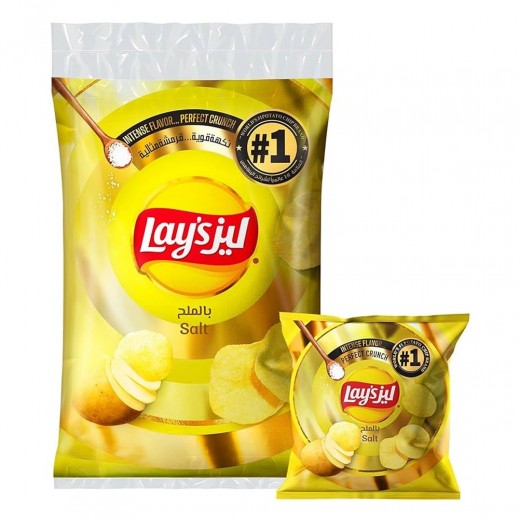 Lay's Salted Chips 21 x 11g - delivered by Taw9eel Fast