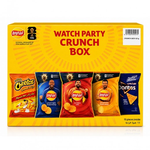 Lay's Assorted Snacks Crunch Box 13 Pcs 421g