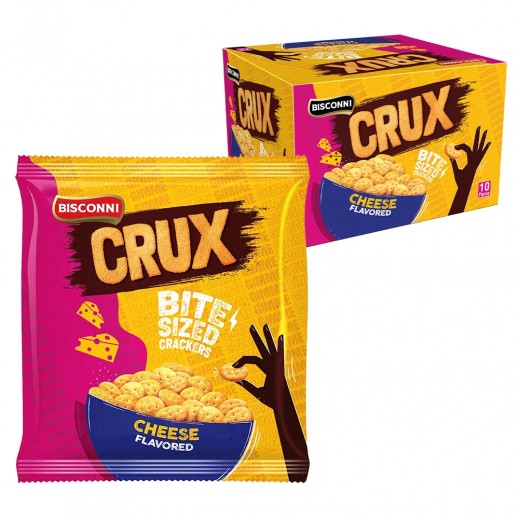 Bisconni Crux Mini Chesse Crackers 10 x 30g
