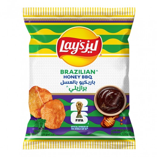 Lay's Brazilian Honey BBQ Chips 45g - delivered by Taw9eel Fast
