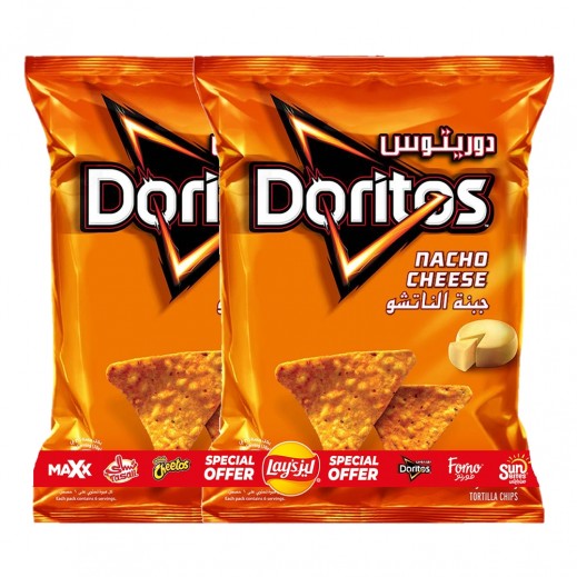 Doritos Nacho Cheese Chips 2 x 180g