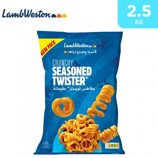 Lamb Weston Seasoned Potato Twisters 2.5 kg - delivered by Taw9eel Fast