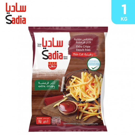 Sadia Frozen Extra Crispy Thin Cut French Fries 1 kg - delivered by Taw9eel Fast