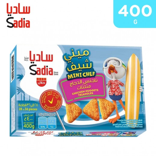 Sadia Frozen Mini Chef Chicken Nuggets Triangles 400 g 