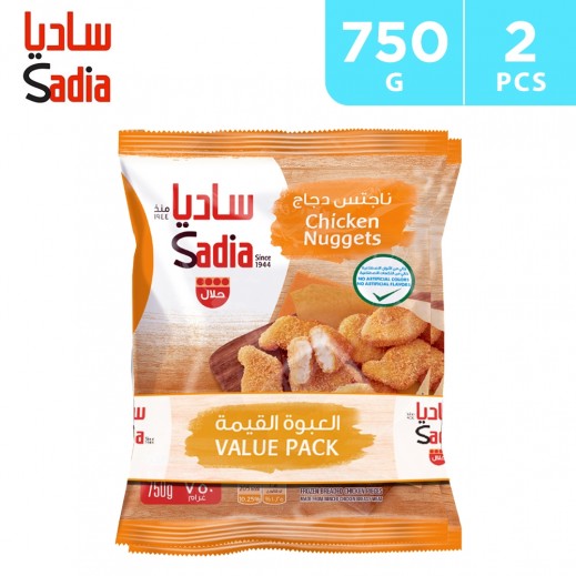 Sadia Frozen Chicken Nuggets 2 x 750 g - delivered by Taw9eel Fast